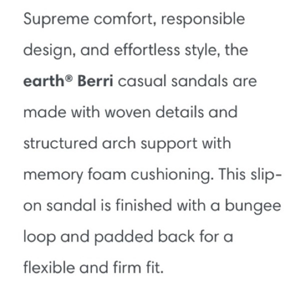 Earth Origins Leather Fisherman Sandals Berri cognac brown women’s shoes size 5M - Picture 7 of 9